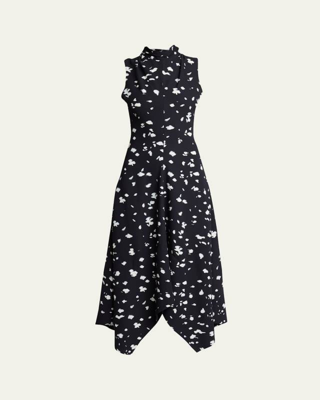 Devora Sleeveless High-Neck Dress